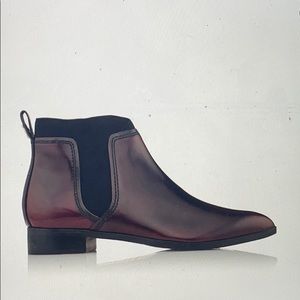 Ted Baker dark red leather Maki Chelsea Boot